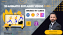 create a saas or app explainer video to onboard users and explain features