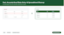 do accurate excel data entry and spreadsheet cleanup with ai