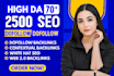 dofollow contextual SEO backlinks white hat link building service