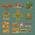 make nsfw pixel art character, sprite sheet, rpg maker mv, rpg maker mz, tileset