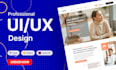 design landing page UI UX