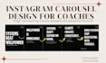 design instagram carousel posts in canva for coaches