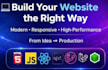 develop full stack websites with frontend and backend development