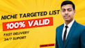 build a niche targeted prospect email list