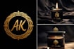 design creative candle label and product packaging