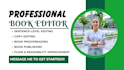 do fiction and non fiction book editing, memoir copy editing, novel proofreading