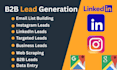 do email scraping and verified b2b leads