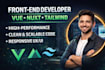 be your expert vue js nuxt js tailwind CSS frontend developer