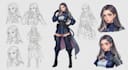 2d character design, cartoon mascot character, 2d game art concept animation