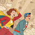 create authentic retro comic illustration