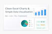 create clean excel charts and simple data visualizations