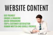write SEO optimized ai content, blogs and articles with human touch