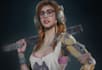 create 3d character optimize for unity, ue5 game, cyborg, blendshape rig,clothes