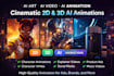 create high quality ai art, videos and animations