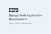 develop a django web application