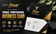 create a unique, professional business card design