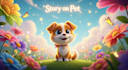 create 3d animation, 3d pet portrait, pet cartoon illustration