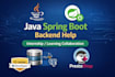 assist with java spring boot backend development