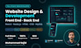 develop a custom full stack website with front end and back end development