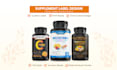 design professional supplement label design with fda style and amazon ready