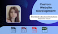 build a custom website using HTML, CSS, PHP, and mysql