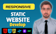 build a professional and responsive static website with hugo