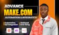setup make com automation, fix make com integromat, airtable make com automation