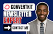 convertkit setup email sequence kit landing convertkit newseletter expert