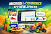 build an android ecommerce app using java and firebase