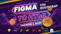 convert figma  PSD  xd to responsive HTML CSS