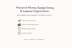 do personal budgeting and financial tracking using monarch