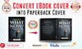 convert ebook cover in paperback and hardcover
