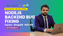fix nodejs express and mongodb backend bugs