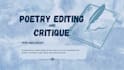 edit and critique your poetry