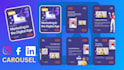 design high impact social media carousel posts for instagram and linkedin