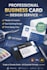 design a professional looking business card