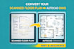 convert sketches or pdfs into autocad drawings