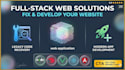 fix and develop node js, nest js, vue js, react js, angular website