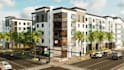 render exist building, contemporary interior, exterior rendering, scandinavian