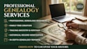 research family tree, find ancestry, write genealogy report
