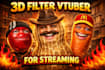 create a custom vtuber ar filter for snap camera lens studio ready to stream