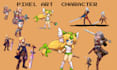 create pixel art character sprite sheets pixel game rpg makers nsfw pixel art