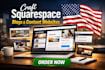 design professional squarespace blogs and content websites