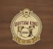 design a vintage drum logo with classic rhythm style