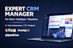 be your expert CRM manager for zoho, hubspot and pipedrive