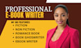 ghostwrite your nonfiction book, ebook, or memoir