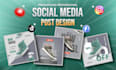 create awesome social media post, facebook instagram ads