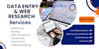accurate data entry web research with quality