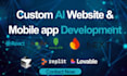 develop custom website react next js node js frontend backend web app