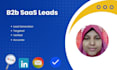 provide targeted b2b saas leads with verified emails